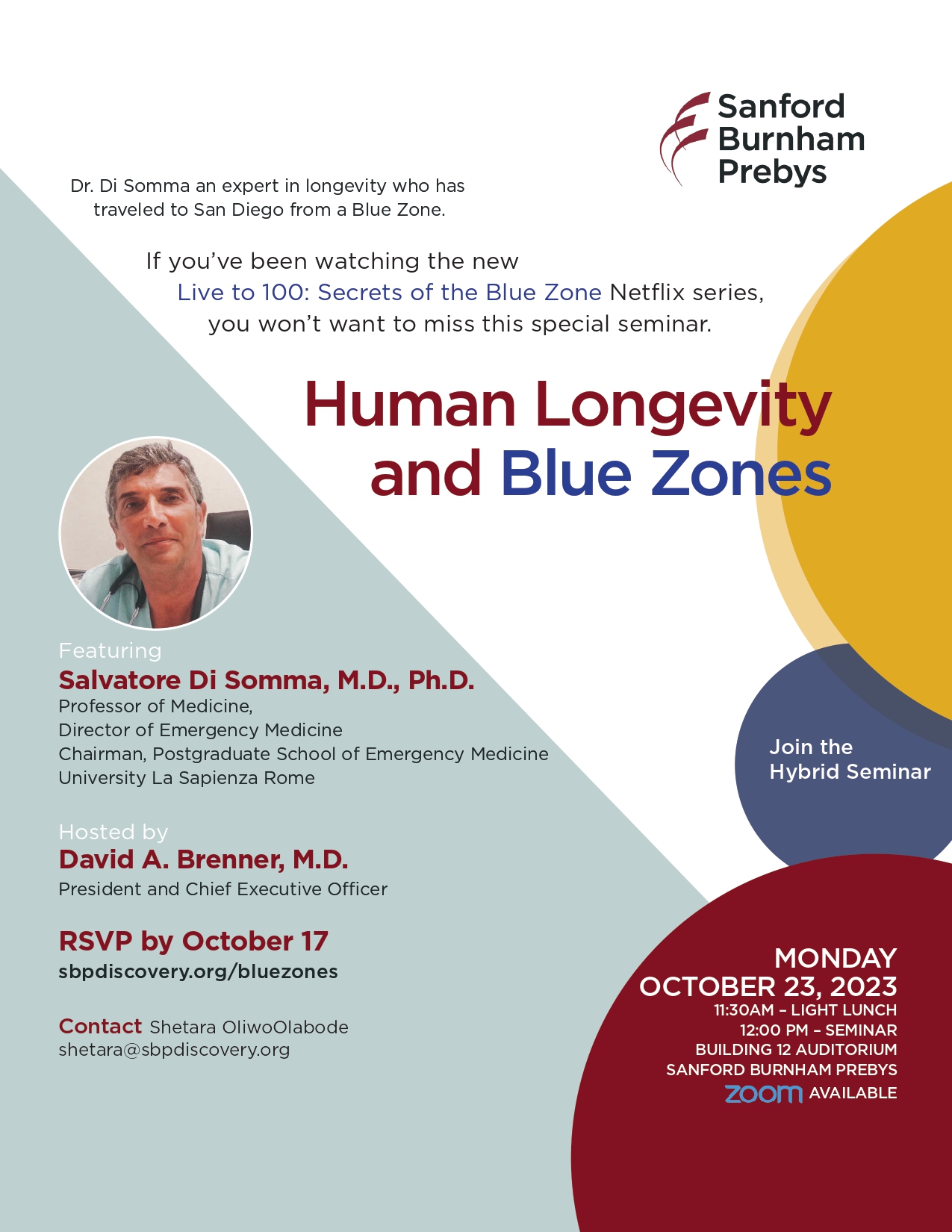 Seminar Human Longevity and Blue Zones Oct 23 flyer 4 page 0001